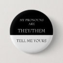 Search for they them their pronouns buttons Gender