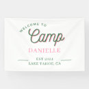 Search for camp party banners Pink