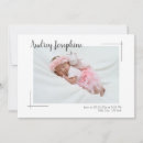Search for two sided birth announcement cards Elegant