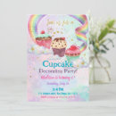 Search for cupcake birthday invitations Six is so sweet