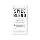 Search for spice labels Simple