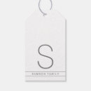 Search for monogram gift tags White