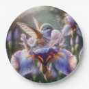 Search for hummingbird paper plates Flower