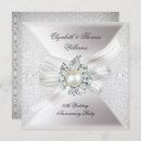 Search for pearl anniversary invitations White