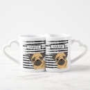 Search for black pug mugs White