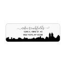 Search for stylish font return address labels Trendy