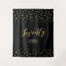Search for 70th birthday backdrops Gold