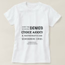 Search for math tshirts College