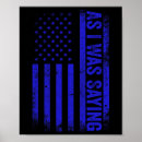 Search for police flag posters Patriotic