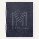 Search for faux leather notebooks Monogrammed