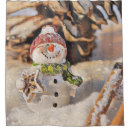 Search for snowman shower curtains Vintage