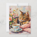 Search for blue cat postcards Flowers