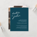 Search for teal wedding invitations Calligraphy