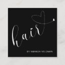 Search for hair stylist business cards Chic