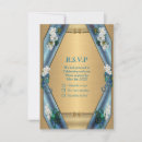 Search for emerald green and gold wedding rsvp cards Royal