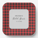 Search for buffalo plaid paper plates Rustic