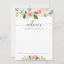Search for bride and groom advice cards Floral