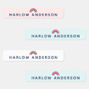 Search for waterproof name labels Rainbow