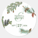Search for vintage wedding stickers Greenery