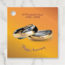 Search for 50th anniversary wedding favor tags Couple
