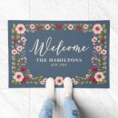 Search for floral doormats Calligraphy script
