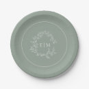 Search for sage green paper plates Classic