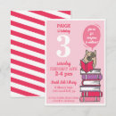 Search for book reading birthday invitations Pink