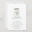 Search for snowman baby shower invitations Snowflake