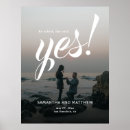 Search for she said yes wedding signs Modern