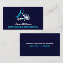 Search for dump truck business cards Junk removal