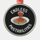 Search for pasta ornaments Spaghetti