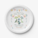 Search for baby dinosaur shower plates Hatching soon