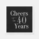 Search for silver and black napkins Typography