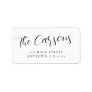 Search for large return address labels Modern