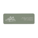Search for farmhouse return address labels Green