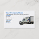 Search for cargo truck business cards Trucking