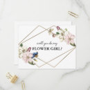 Search for flower girl cards Watercolor