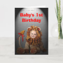 Search for lion birthday cards First