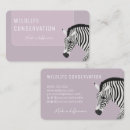 Search for pink zebra business cards Black white
