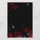 Search for red and black menus Engagement party