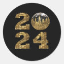Search for new years eve stickers Gold