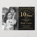 Search for 10th wedding anniversary invitations Elegant