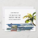 Search for palm tree moving announcement cards Watercolor