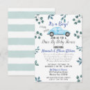 Search for drive through baby shower invitations Blue