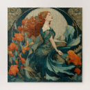 Search for art nouveau puzzles Beautiful