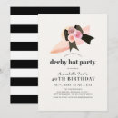 Search for derby birthday invitations Pink