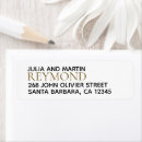 Search for clear return address labels Elegant