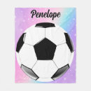 Search for girls soccer blankets White