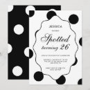 Search for 26th birthday invitations Black and white
