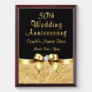 Search for 50th wedding anniversary awards Gold